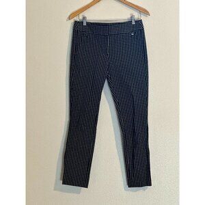 ANN TAYLOR Loft Women's Size 4 Pants Marisa Straight Mid Rise Dress Pants Plaid